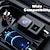 abordables Kit de Bluetooth/manos libres para coche-Cargador de coche USB dual qc 3,0 con pantalla voltímetro, adaptador de corriente, toma de encendedor de cigarrillos para teléfono móvil