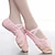 ieftine Pantofi de Balet-Pentru femei Pantofi de Balet Sală Dans Pantofi De Dans Antrenament Yoga Balerini Moale Jumătate Talpă Toc Drept Vârf Închis Elastic Adulți Negru Roz Rosu