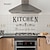 preiswerte Wand-Sticker-Küche, das Herzstück des Hauses, Küche, Sprichwörter, Restaurant, Hauswände, dekorative Hintergrundwandaufkleber, abnehmbar