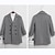 cheap Outerwear-Kid&#039;s Unisex Woolen Coat Outerwear Solid Color Long Sleeve Button Coat School Fashion Daily Khaki Gray Spring Fall 7-13 Years