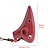 abordables Instruments de musique-Mini collier alto tonec à 6 trous, instrument de flûte en céramique ocarina avec corde de suspension