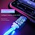 cheap Cell Phone Cables-LED Glowing USB Fast Charger Cable for iPhone Android Phone for Samsung Huawei Xiaomi Mobile Phone Data Line Fast Charging Cord