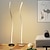 cheap LED Floor Lamp-Wall Lamp LED Tricolor Dimming Floor Lamp 28W With Remote Control Acrylic Shade Floor Light Modern Minimalist Style Decoration Standing Lamp Height 144cm Bedroom Light 110-240V