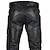 cheap Casual Pants-Men&#039;s Trousers Faux Leather Pants Casual Pants Pocket Plain Comfort Breathable Outdoor Daily Going out Fashion Casual Black
