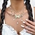 abordables Disfraces con joyas-Gargantillas Retro Antiguo Y2K Dulce y fresco Legierung Para Cosplay Mujer Joyería de disfraz Joyería de moda