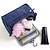 billige Håndtasker og net-Dame Håndtaske Makeup taske Kosmetik Taske Nylon Rejse Lynlås Stor kapacitet Vandtæt Åndbart Helfarve Sort Lys pink Blå