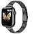 זול להקות Apple Watch-צמיד תכשיטים מותאם ל רצועת השעון של Apple Watch 38 מ&quot;מ 40 מ&quot;מ 41 מ&quot;מ 42 מ&quot;מ 44 מ&quot;מ 45 מ&quot;מ 49 מ&quot;מ נשים נצנוץ קריסטל מתכת אל חלד רצועת שעון חלופית ל iwatch Ultra 2 Series 9 8 7 SE 6 5 4 3 2 1