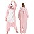 Недорогие пижама и кигуруми-Взрослые Пижамы кигуруми Пижамы Цельные пижамы Кролик Животный принт Животное Цельные пижамы Пижамы Забавный костюм Коралловый флис Косплей Для Муж. и жен. Маскарад Нижнее и ночное белье животных