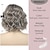 ieftine perucă mai veche-perucă ondulată scurtă ombre gri mixt maro peruci ondulate pentru femei lungime barbie perucă ondulată gri cu rădăcini întunecate peruci sintetice cu aspect natural pentru doamne perucă zilnică de păr
