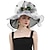 preiswerte Partyhut-Hüte Organza Kentucky Derby Kirche Hochzeit schick Mit Blume Tüll Kopfschmuck Kopfbedeckung