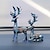 billiga Event &amp; Party Supplies-2 st hjortprydnadsfigurer, kreativ dekoration av hjortdekor, bilinteriör rentillbehör par plyschprydnader, stationär mittstaty, formskulptur statyer hantverk, julpresent