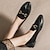 ieftine Oxfords de Damă-Pentru femei Pantofi Flați Oxfords Bullock Pantofi Mărime Plus Size Pantofi de epocă În aer liber Birou Zilnic Culoare solidă Bloc Culoare Iarnă Toc Drept Vârf rotund Elegant Casual minimalism