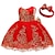 tanie Sukienki-Brzdąc Dla dziewczynek Sukienka na imprezę Graficzny Długi rękaw Na zewnątrz Cekiny Aktywny Bawełna Midi Sukienka na imprezę Wiosna Jesień Zima 3-7 lat Rose Red-w zestawie z własnym wspornikiem