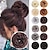 cheap Chignons-Messy Hair Bun Hair Wavy Curly Scrunchies Ponytail Extension Synthetic Extension Chignon for Women Updo Daily 1PCS