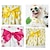 preiswerte Hundekleidung-Sommerkleid für Haustiere, Hundekleid mit Schleife &amp; Ananasmuster für kleine mittelgroße Hunde &amp; Katzen-Haustierkleidung