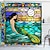 cheap Shower Curtains-Stained Glass Mermaid Bathroom Deco Shower Curtain with Hooks Bathroom Decor Waterproof Fabric Shower Curtain Set with12 Pack Plastic Hooks