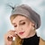 billige Festhatte-hatte 100% uld kunstig fjer baret hat floppy hat fest / aften afslappet dame bryllup med fjer sommerfugl hovedbeklædning hovedbeklædning