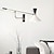 cheap Swing Arm Lights-Wall Lighting Black and White Splicing Household Hotel Bedroom Bedside Wall Sconces Multi Node Adjustable Wall Mount Lamp Fixtures Indoor and Outdoor for Porch Bathroom Bedroom Living Room