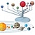 abordables Jouets éducatifs-Kit de modèle de planétarium du système solaire, projet scientifique d&#039;astronomie, bricolage, jouets éducatifs pour enfants, vente dans le monde entier