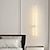 Недорогие Бра-светодиодный настенный светильник в стиле минимализма, металлический коридорный светильник, прикроватная лампа 60/90/120 см, 3000 К, теплый белый настенный светильник, 110-240 В