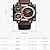 abordables Relojes de Cuarzo-Oulm Hombre Relojes de cuarzo Creativo Moda Reloj Casual Reloj de Muñeca Tres Husos Horarios IMPERMEABLE Decoración Lienzo Reloj