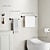 billige Badeværelsestilbehørssæt-badeværelsestilbehør sæt håndklædestang toiletpapirholder cool ny yndig moderne traditionel rustfrit stål kulstoffattigt stål metal 4 stk 1 stk - badeværelse vægmonteret