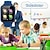 billige Smartklokker-s16 Smartklokke 1.54 tommers Smartklokke blåtann Skritteller Kompatibel med Android iOS Barn Sport