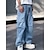 ieftine Pantaloni Cargo-Bărbați Pantaloni Cargo Pantaloni cargo Pantaloni largi Tehnicwear Buzunar Cordon Talie elastică Simplu Confort Respirabil În aer liber Zilnic Ieșire Casual Mare si inalt Negru Albastru piscină