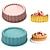 お買い得  ベーキングウェア-チーズケーキ、チョコレートケーキ、レインボーケーキ用の丸いシリコンケーキ型