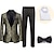 cheap Historical &amp; Vintage Costumes-Retro Vintage Roaring 20s 1920s Outfits Suits &amp; Blazers The Great Gatsby Gentleman Men&#039;s Masquerade Party Party &amp; Evening Coat