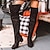 abordables Botas de mujer-Mujer Botas Botas de Moto Tallas Grandes Exterior Trabajo Diario Botas por encima de la rodilla Botas altas de muslo Invierno Tacón Cuadrado Dedo redondo Vacaciones Vintage Moda Ante Cuero Sintético