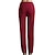 Χαμηλού Κόστους Γυναικεία Joggers-Γυναικεία Αθλητικές Φόρμες Παντελόνια Ψηλή Μέση Πλήρες μήκος σκούρο κόκκινο Φθινόπωρο