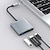 halpa USB-keskittimet-monitoimitelakka micro otg 3 in 1 usb type c 3.1-2 c/type usb 3.0 telakointikeskitin macbook prolle