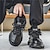 ieftine Adidași Bărbați-Bărbați Adidași Cizme cu platformă Pantofi de tată Alergare Plimbare Epocă Sportiv Casual În aer liber Sintetice Cald Comfortabil Dantelat Negru Alb Kaki Toamnă Iarnă