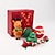 お買い得  犬用おもちゃ-クリスマスペットのおもちゃギフトボックス犬噛みつき耐性ホリデーおもちゃクリスマス犬のおもちゃセット
