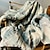 billige Tæpper og sengetæpper-blå striber linned tæppe med frynser til sofa/seng/sofa/gave, naturlig vasket hør ensfarvet blød åndbar hyggelig bondegård boho boligindretning