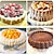 billige Bakeredskap-runde silikonkakeformer for ostekake, sjokoladekake, regnbuekaker
