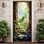 billiga Dörröverdrag-blommig trappa dörr täcker dörr tapesty dörr gardin dekoration bakgrund dörr banderoll för ytterdörr bondgård semester fest dekoration leveranser