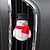 voordelige Autohangers &amp; Ornamenten-2 stuks auto luchtverfrisser clip kerstboom kerstman styling luchtparfum clip ontluchter decor