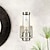 billige Vegglamper for innendørsbruk-imodern vegglampe nikkel 1 stk vegglampe baderomsveggbelysning med sylinder klarglassskjerm for bad 110-240v