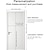 levne Záclony a závěsy-magnetický tepelně izolovaný dveřní závěs, bez děrování dveřní závěs z oxfordské látky, univerzální teplo ve všech ročních obdobích, výzdoba pokoje, domácí dekorace