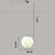 baratos Luzes da ilha-Luz pingente led pirulito design de vidro luxuoso estilo moderno sala de jantar quarto lâmpadas pingente 110-240v