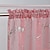 billige Gennemsigtige gardiner-gennemsigtige gardiner pink vindue køkkengardiner stuehus til stue soveværelse tylle/øje dekoration balance privatliv&amp;amp; lys 1 panel