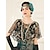 cheap Historical &amp; Vintage Costumes-Retro Vintage Roaring 20s 1920s Outfits Accessories Shawls The Great Gatsby Women&#039;s Sequins Christmas Halloween Party / Evening Shawl