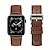 זול להקות Apple Watch-רצועת עור מותאם ל רצועת השעון של Apple Watch 38 מ&quot;מ 40 מ&quot;מ 41 מ&quot;מ 42 מ&quot;מ 44 מ&quot;מ 45 מ&quot;מ 49 מ&quot;מ מחוספס פאר מתכוונן עור אמיתי רצועת שעון חלופית ל iwatch Series Ultra 8 7 SE 6 5 4 3 2 1