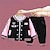 お買い得  セット-２個 幼児 女の子 カートゥン サイドストライプ パンツスーツ セットする 長袖 日常 アウトドア 3～7歳 秋 ブラック ピンク