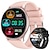 billige Smartwatches-ZW60 Smart Watch 1.43 inch Smartur Bluetooth Skridtæller Samtalepåmindelse Aktivitetstracker Kompatibel med Android iOS Dame Herre Lang Standby Handsfree opkald Vandtæt IP 67 46mm urkasse