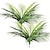 cheap Artificial Plants-1pc Artificial Palm Leaves Fake Palm Tropical Jungle Plants, Faux Palm Leaf, Jungle Tropical Party Leaves Decor, Party Decor, Outdoor Decor, Yard Decor