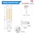billige Bi-pin lamper med LED-g9 led-pære 60w halogenekvivalent 88leds ikke-dimbare lyspærer naturlig hvit varmhvit flimmerfri for hjemmebelysning skap bad kjøkken ac110v ac220v