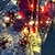זול חוט נורות לד-0.6 מ &#039; אורות זר חג המולד 20 נוריות אדום אורות חג חג המולד קישוט סוללות מופעל